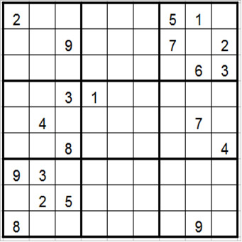 Matemática divertida/Mini-sudoku - Wikilivros