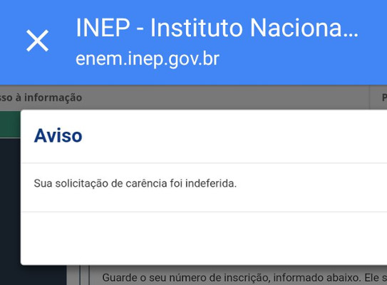 Último balanço de inscrições do Enem 2017 divulgado pelo Inep