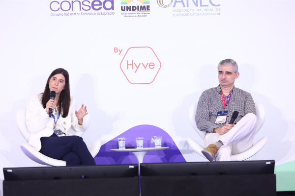 Especialistas debateram a sustentabilidade financeira das escolas. Foto: Bett Brasil.
