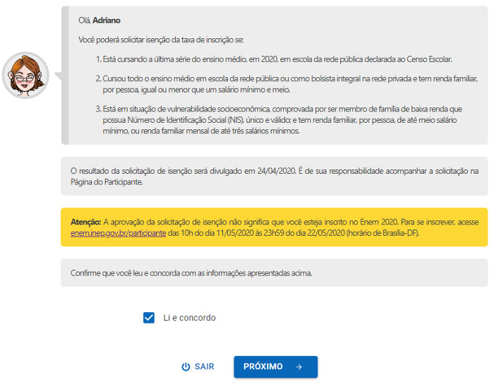 Está terminando o prazo para solicitação de isenção da taxa de inscrição do  Processo Seletivo para os cursos técnicos e de graduação do IFTM