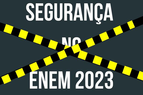 duas pessoas conversam abaixo do texto - comentários sobre o 2° dia do Enem 2023