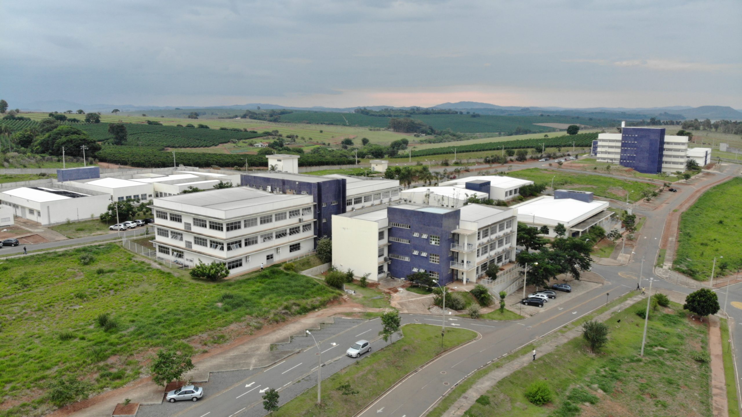 Foto do campus da Unifal