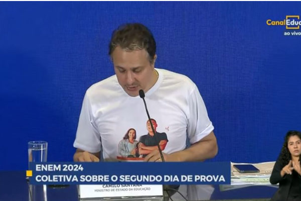 Caderno de provas azul do Enem 2024, texto Prova de Matemática do Enem 2024