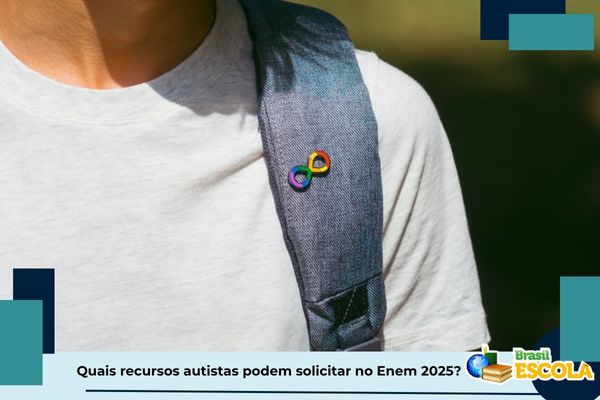 Foto: Rpaz estudando em bilbioteca com pessoas ao fundo. Texto: título da notícia.