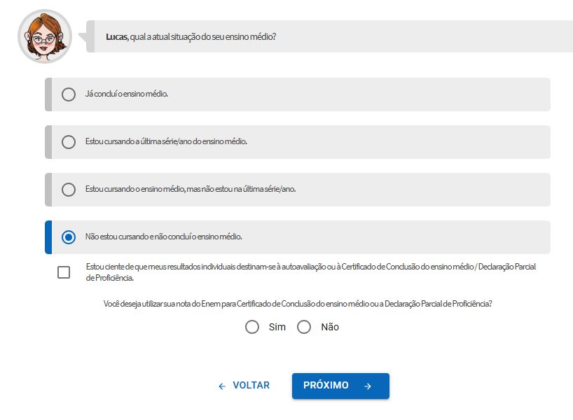 Inscrição Enem 2025
