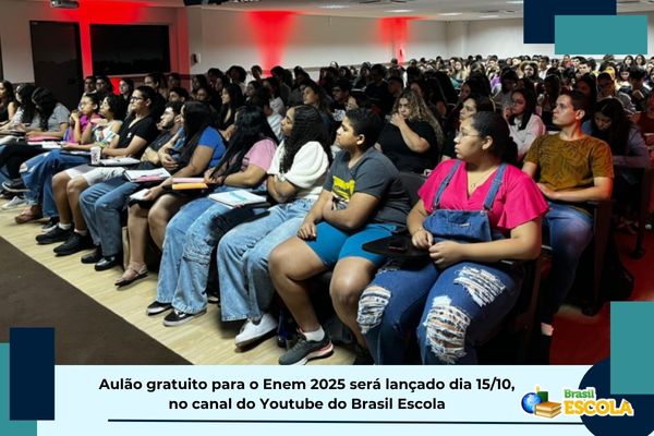 Aulão do Enem 2025 Estudantes em auditório