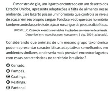 Questão do lagarto do Ozempic
