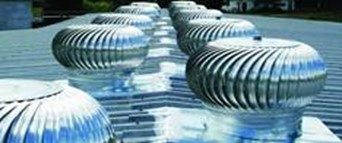 Fotografia de duas sequências de exaustores em uma questão da UEA sobre propagação de calor.