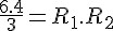Cálculo do Produto entre R1 e R2