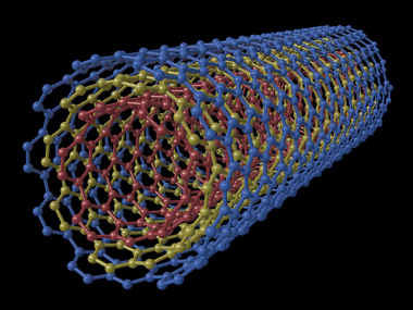 Nanotubo de parede múltipla Representação de nanotubo de parede múltipla