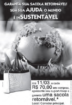Questão 106, Enem 2012 Ao interpretar um anúncio publicitário, sempre considere os elementos verbais e não verbais. Disponível em: www.portaldapropaganda.com.br