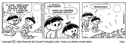 O desmatamento e o progresso