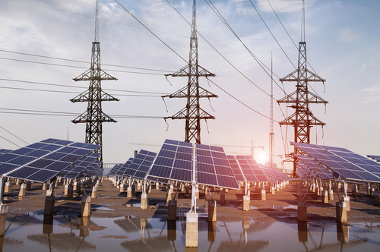 Estação de captação de energia solar