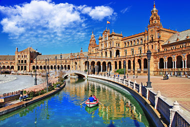 Vista do Plaza da Espanha, Madri