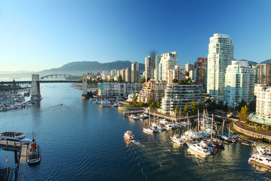 Vista da cidade de Vancouver