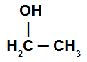 Fórmula estrutural do Etanol