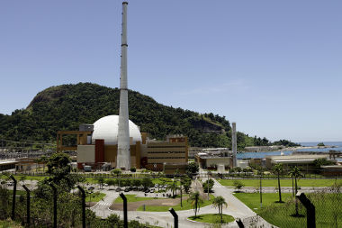 Usina nuclear de Angra dos Reis, no Rio de Janeiro