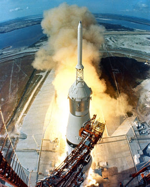 Lançamento da Apollo 11 em 1969