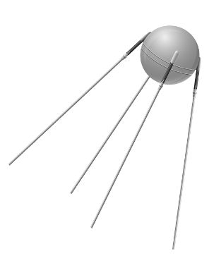 O Sputnick foi o primeiro satélite colocado em órbita