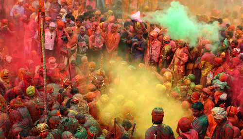 Festival das cores Holi