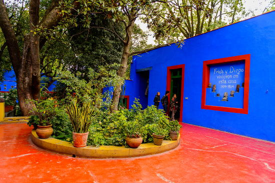 A Casa Azul, museu de Frida Kahlo desde 1958.