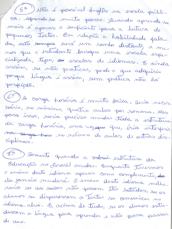 Boas práticas de língua inglesa na escola pública