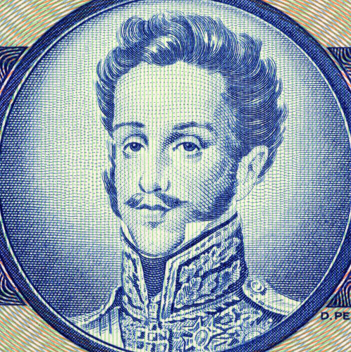 D. Pedro I, que declarou guerra às Províncias Unidas, marcando o início oficial da Guerra da Cisplatina.