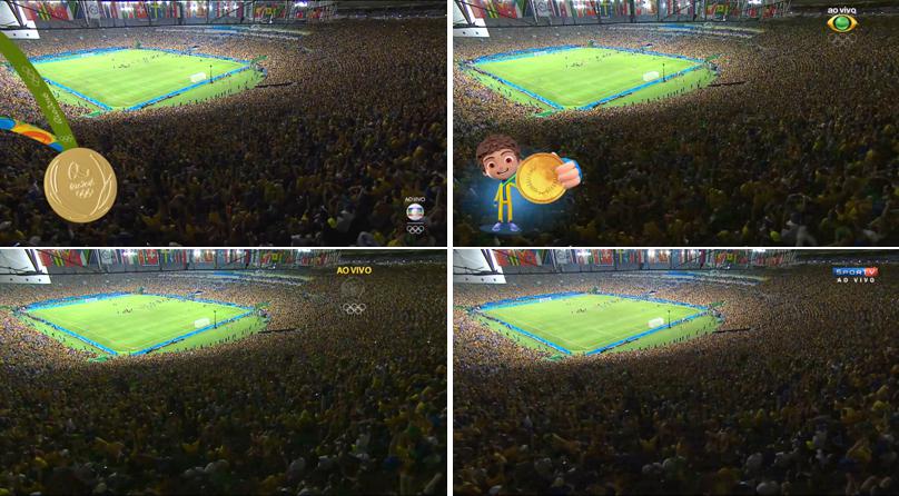 Temporal, peixinhos e palmas entre rivais: a festa no campo da final da Copa  do Mundo