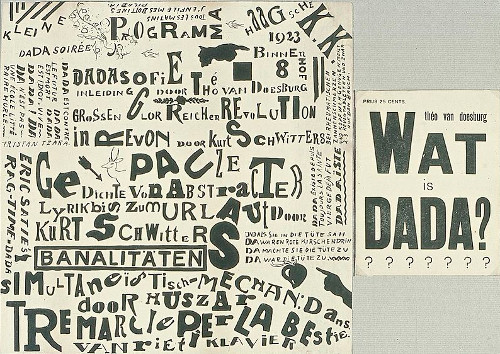 Obra dadaísta feita na Holanda entre 1922 e 1923.