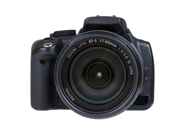 As câmeras fotográficas utilizam lentes esféricas para formar imagens.