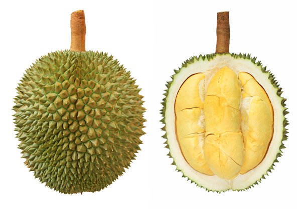 Durian é uma fruta da Ásia conhecida por seu poder afrodisíaco.