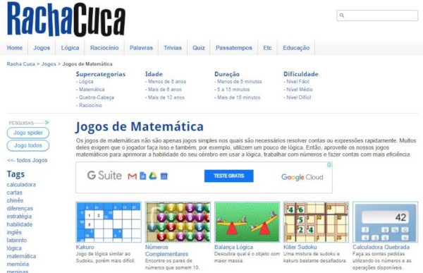 A Utilização de Materiais pedagógicos e jogos educacionais na disciplina de  Matemática