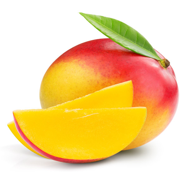 A manga é rica em carotenoides e vitamina C.
