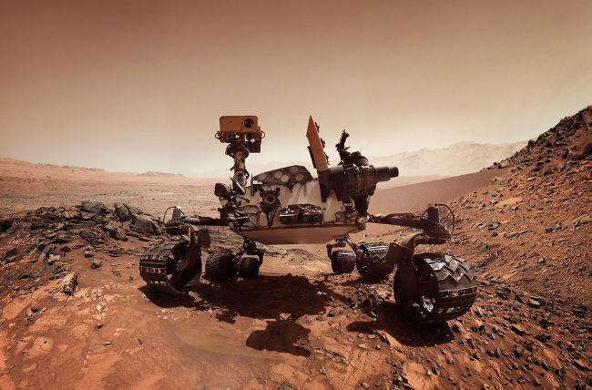 O estudo da Física levou à criação da sonda Mars Rover, usada na exploração de Marte.