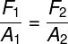 Fórmula do princípio de Pascal