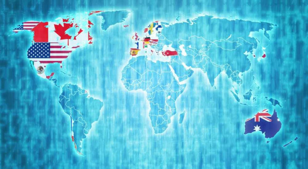 A OCDE é formada atualmente por 36 países-membros e alguns países parceiros.