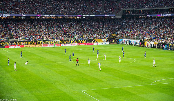 EUA x Argentina na Copa América Centenário 2016, realizada nos Estados Unidos 