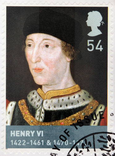 Henrique VI foi considerado um rei fraco e louco, e os conflitos com Ricardo de York deram início à Guerra das Rosas.*