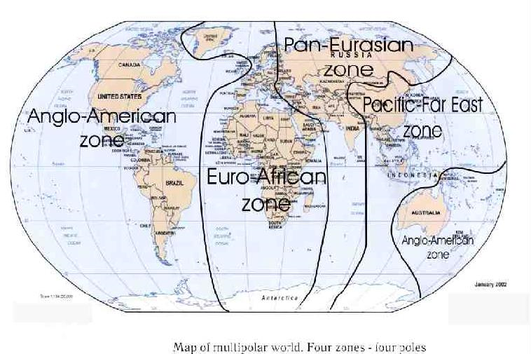 Opinião Do Close-up Do Mapa Da Federação Russa E De Seus Países