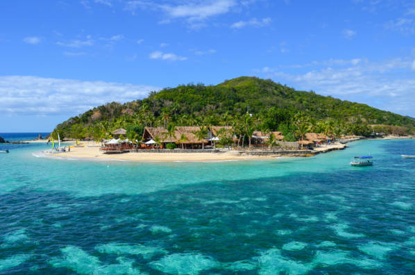 Ilha Náufrago localizada em Mamanucas em Fiji.