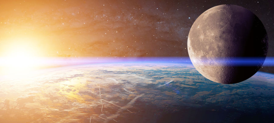 A lua afasta-se da Terra a 3,78 cm por ano.