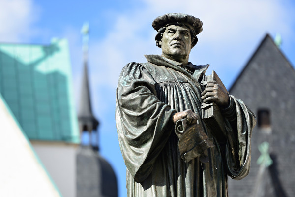 Lutero, o reformador da Igreja.