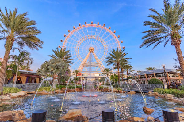 Orlando é a cidade mais visitada dos Estados Unidos. 