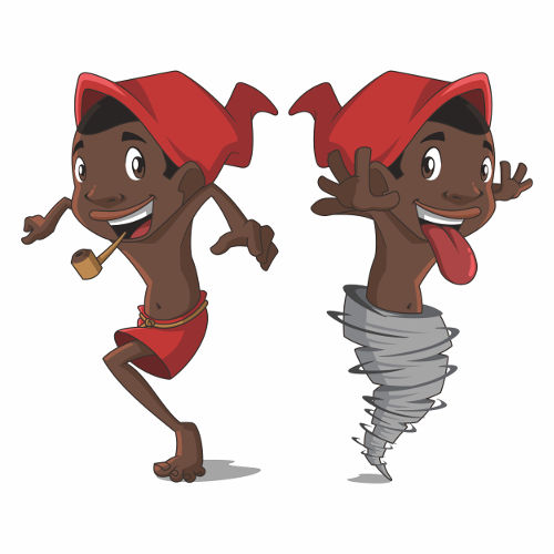Ilustração do saci-pererê