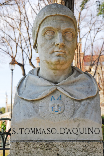 Tomás de Aquino foi um dos principais expoentes do pensamento escolástico.