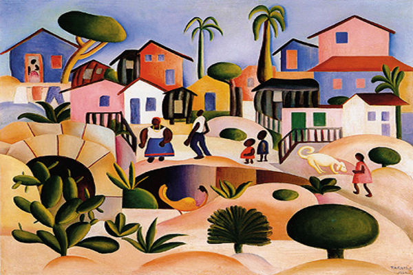 Tarsila do Amaral, Morro da favela, obra do cubismo brasileiro