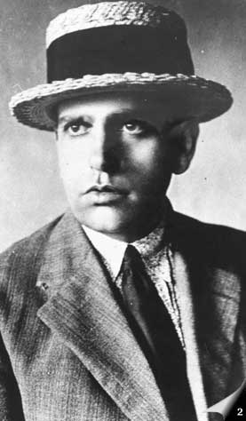 Retrato de Oswald de Andrade tirado em 1920.