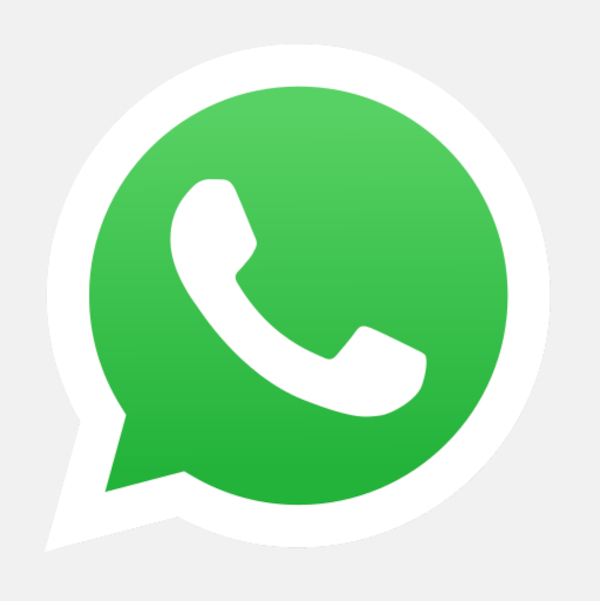 Ícone do WhatsApp, a rede social mais utilizada no Brasil.