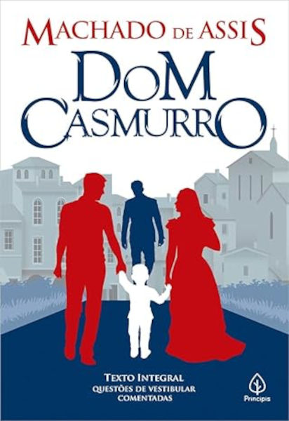 Capa de Dom Casmurro, da editora Princips, um exemplo de obra de &ldquo;tri&acirc;ngulo amoroso&rdquo;.|8|
