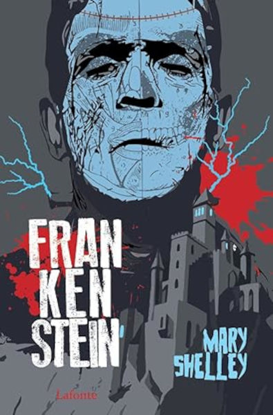 Capa de Frankentstein, da editora Lafonte, um exemplo de obra de “triângulo amoroso”.|9|